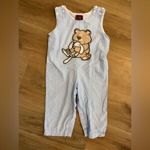 Lil Cactus Blue Bear & Bunny Print Kids Longall